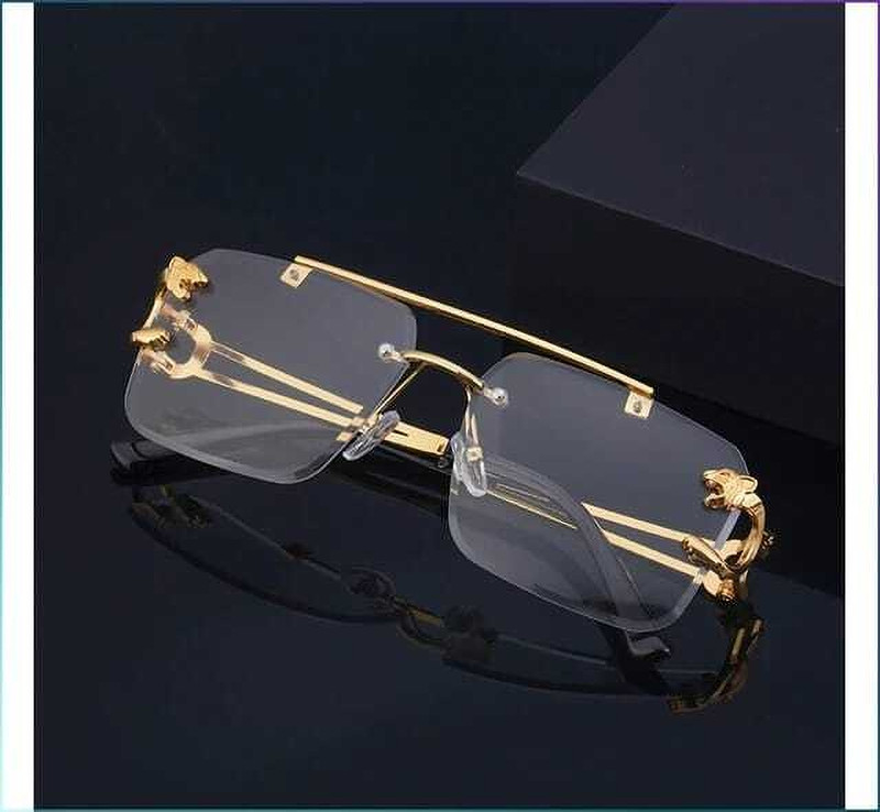 Legend Eyewear Rimless Square, Aviator Frame(141 mm)