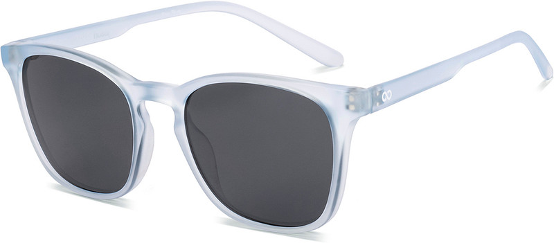 Lenskart Hustlr Wayfarer Sunglasses(For Boys & Girls, Grey, Blue)