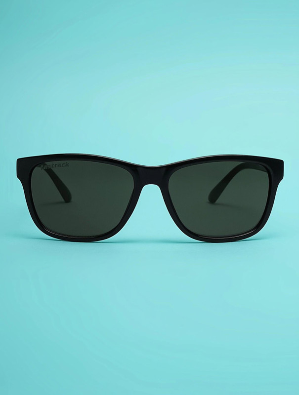 Fastrack Rectangular Sunglasses(For Men, Green)