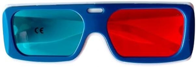 Bynocs Anaglyph 3D Glasses Large BYNOCS3DRL Video Glasses(Left Eye Red)