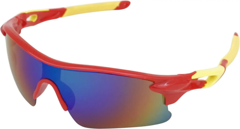 Crooks Polarized, UV Protection Cycling, Running, Sports Unisex Sunglasses (Free Size) Cricket Goggles(Multicolor)