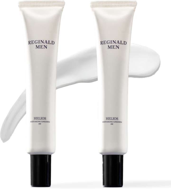 Reginald Men Sunscreen - SPF 50 PA++++ Moisturising Sunscreen SPF 50+ PA++++ with 11 Actives Combo(100 g)