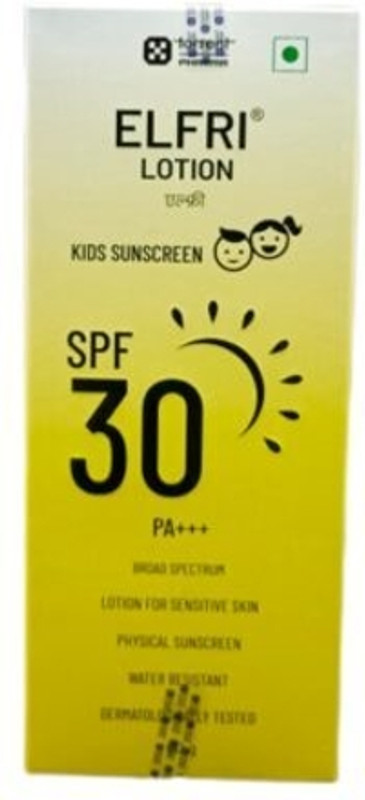 ELFRI Sunscreen - SPF 50 PA+++ KIDS SUNSCREEN(60 g)