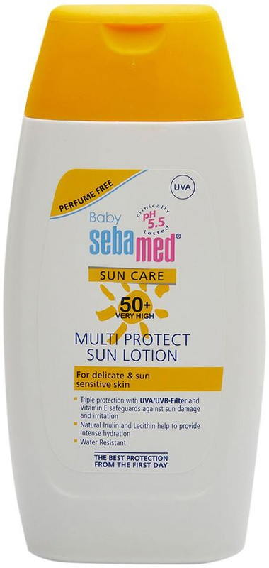 Sebamed Sunscreen - SPF SPF 50 PA+ Baby Sun Lotion|pH 5.5|Triple Protection from UV rays(200 ml)
