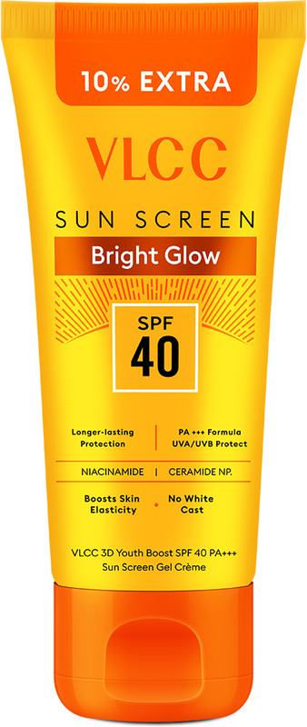 VLCC Sunscreen - SPF 40 PA+++ 3D Youth Boost SPF 40 PA+++ Sunscreen Gel Cream For Sun Protection(100 g)