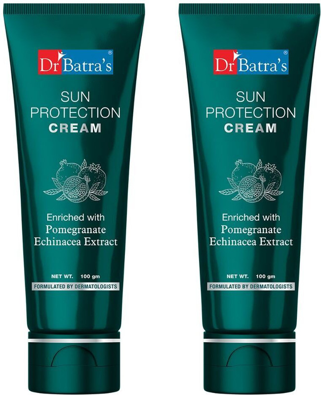 Dr Batra's Sunscreen - SPF 50 Sun Protection Cream SPF30 – Echinacea Enriched Anti-Ageing Sunscreen Care(100 ml)