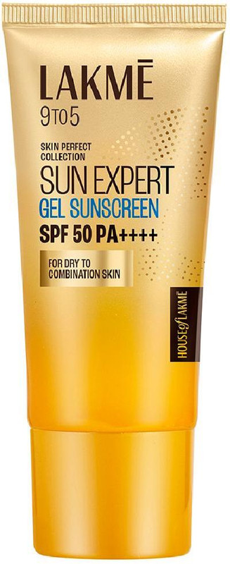 Lakmé Sunscreen - SPF 50 PA+++ 9 To 5 Sun Expert Gel Light(50 g)