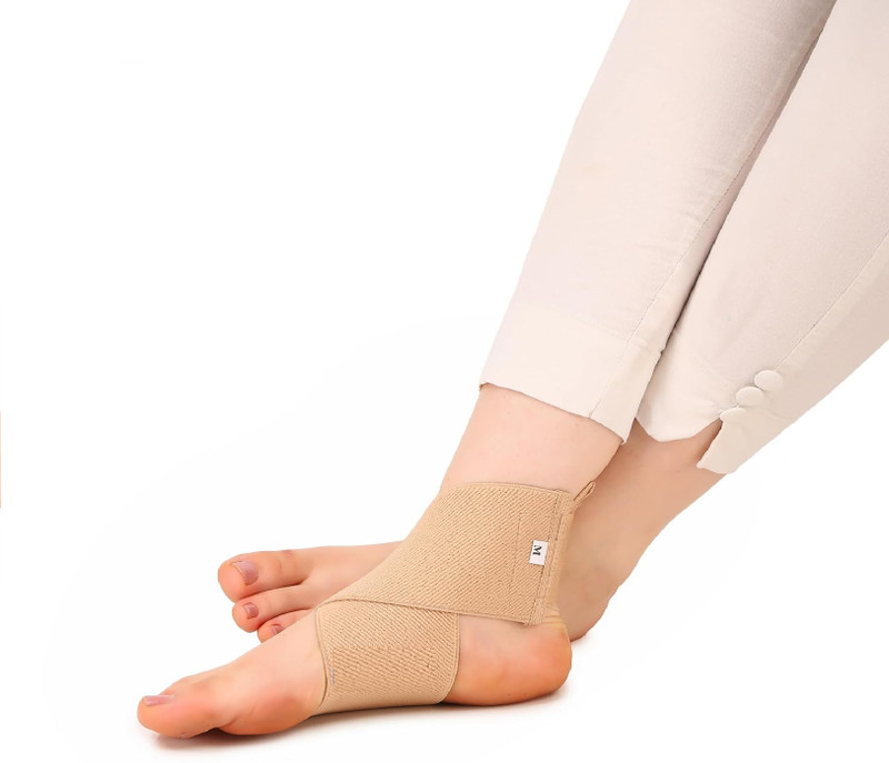 Medilink Ankle Wrap Support Foot Support(Beige)