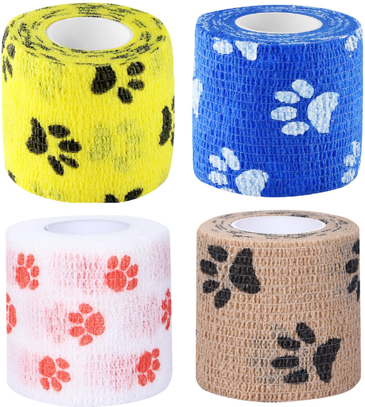 A-TAPE Veterinary Self Adhesive Cohesive Elastic Bandage for Humans & Pets Knee Support