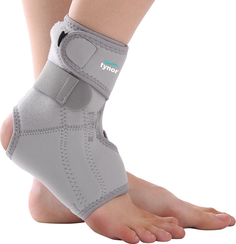 TYNOR Ankle Support (Neo), Grey, Universal Size, 1 Unit Ankle Support