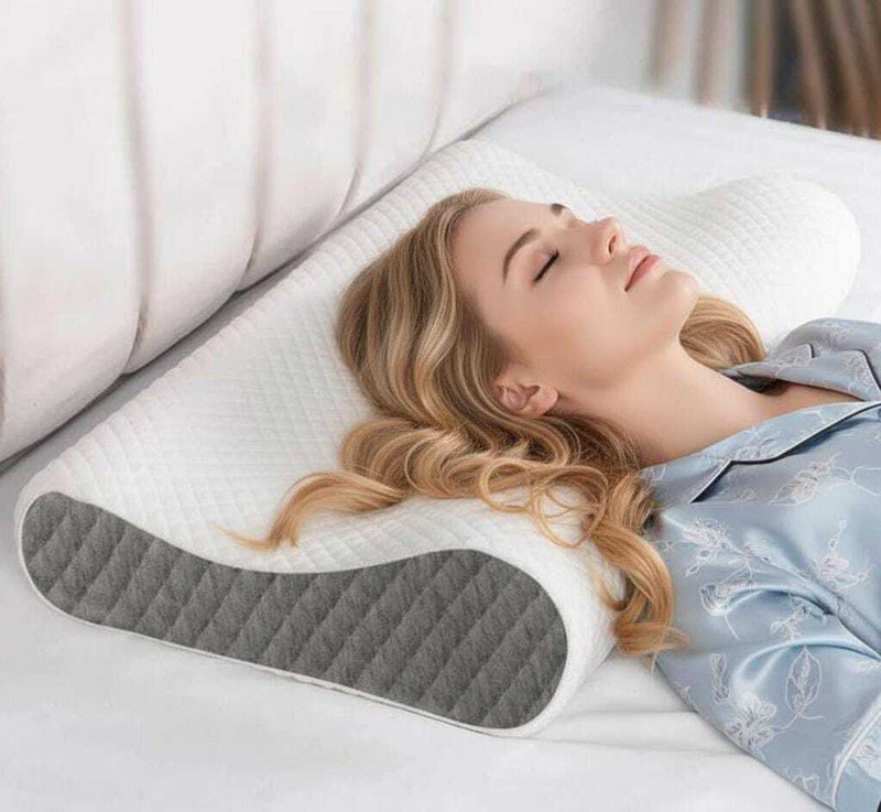 WELLSLEEP Memory Foam Orthopaedic Pillow Pack of 1 Head Support