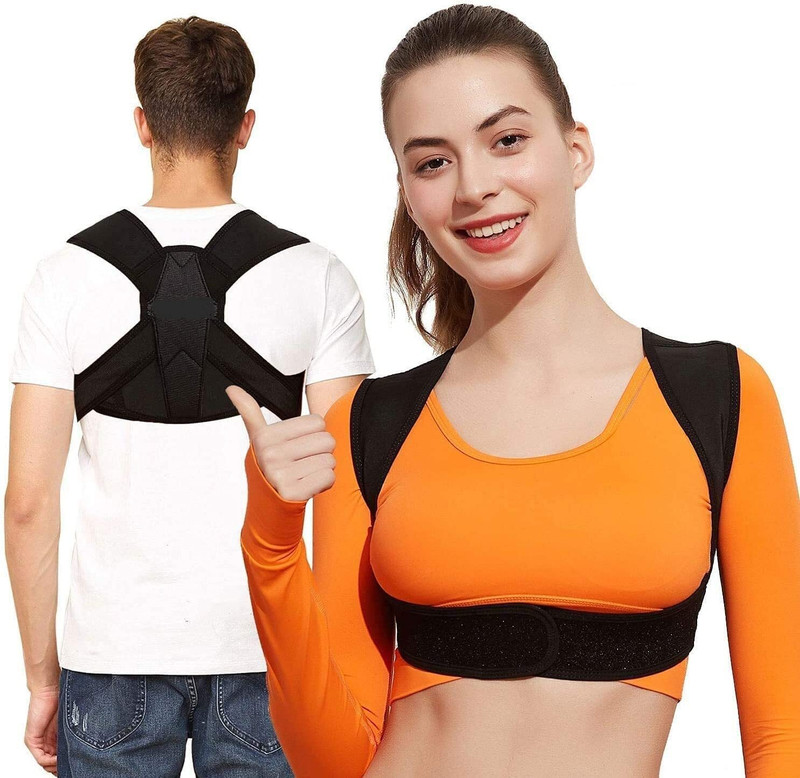Family Line Posture Corrector for Clavicle Support Posture Corrector(Black)