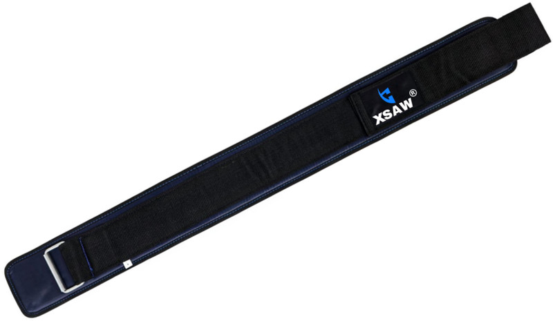XSAW Weightlifting Back Support Brace Adjustable Belt for Men & Women (Size-medium) Blue, Black Weight Belt(0.2 kg)