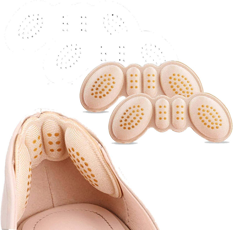 GARIHC ENTERPRISE Heel Liner Grips Protector Pain Relief Foot Care Insert Cushion for Men & Women Heel Support(Beige)