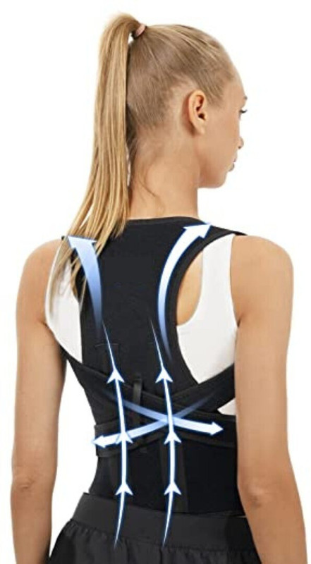 HouseOfCommon Free Size Posture Corrector Belt For Men And Women For Back Pain Belt Posture Corrector