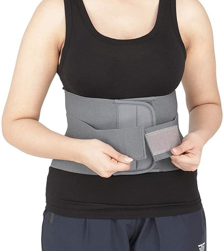 LUIS LOGAN Lumbo Sacral (L.S Belt) Back Pain Belt (GREY,UN) Back / Lumbar Support(Grey)