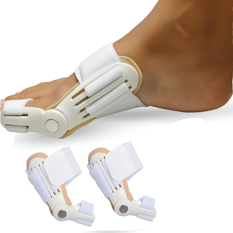 GOPINATH AUTOLINK Foot Support For Pain Relief Toe Separator Orthotics plastic toe Corrector Finger Support(White)