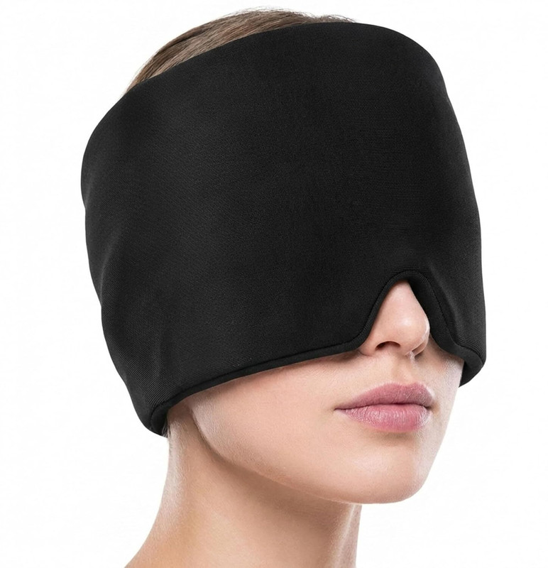 Lunex Premium Migraine Relief Cap|Migraine Relief & Headache Relief Products Head Support(Black)