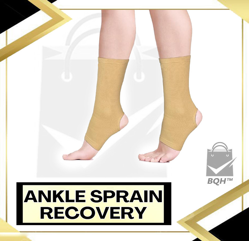 BQH Sprain, Injury, Swelling & Pain Relief, Ankle Brace for Men & Women Top Quality Ankle Support
