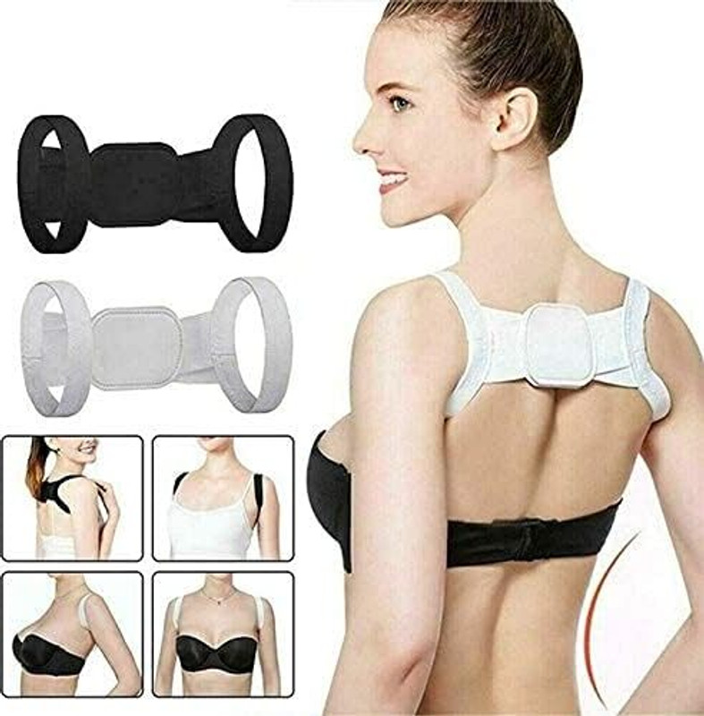 Paul Jordan Posture corrector belt for men and women for back pain back (FREE SIZE) Back and Spine Protector