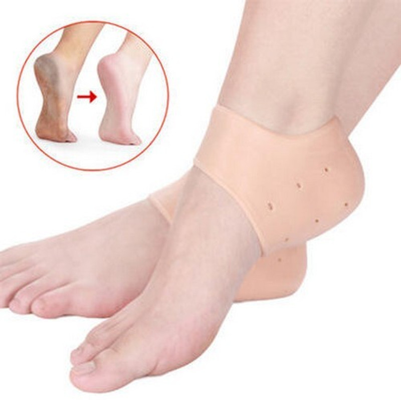 HM EVOTEK Breathable Heel Cups for Heel Pain Heel Protector Slip-on Pad for Foot Pain K2 Heel Support