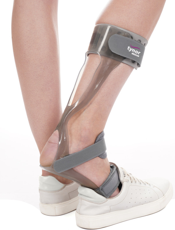 TYNOR Foot Drop Splint, Grey, Right, Child, 1 Unit Foot Support(Grey)