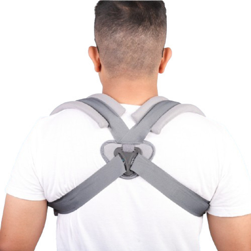 Dyna Clavicle Brace For Injury and Postural Correction Posture Corrector(Grey)