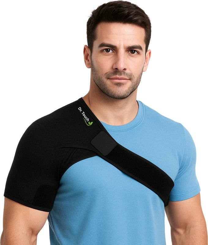 Dr Touch Right Shoulder Brace for Men,Women Shoulder Stabilizer Brace for Pain Relief Shoulder Support