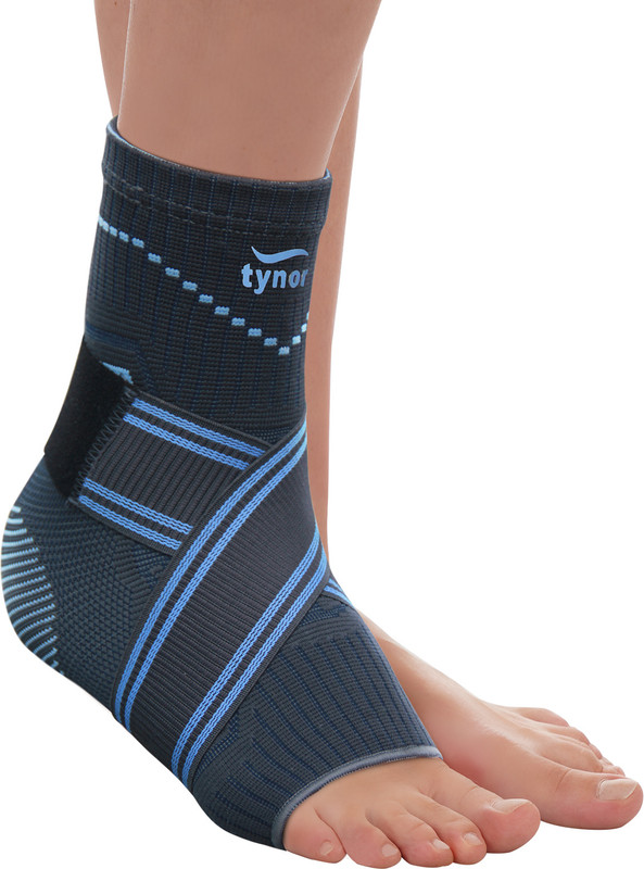 TYNOR Binder, Grey, Large, 1 Unit Ankle Support(Grey)