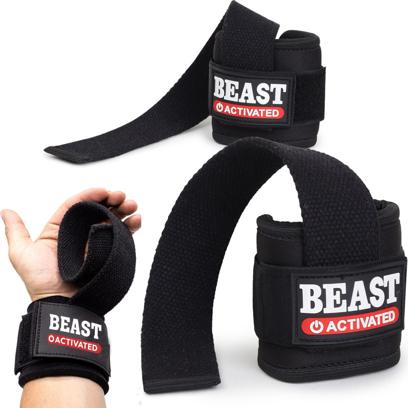 EasyHealth Professional Wrist Wrap For Gym, Wrist Support Gym, WeightLifting deadlift Strap Wrist Support(Black)
