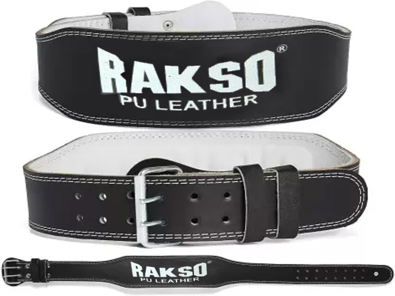 Rakso Weight Lifting Belt , Power Weight Lifting Belt (Medium) Back & Abdomen Support Weight Lifting Belt