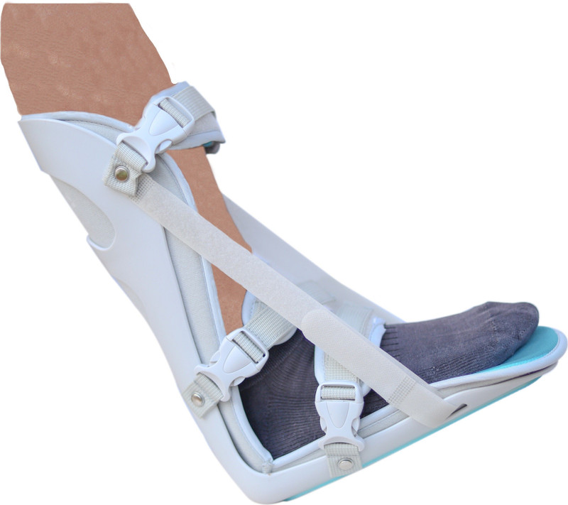 SAMSON Adjustable Night Splint-for Planter Fasciitis and Achilles Tendonitis(Size-Medium) Splints(White)