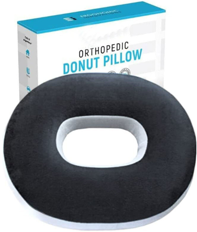 Zaxty Donut Ring Coccyx Cushion For Piles Haemorrhoid Sciatica Tailbone Pain Back Back / Lumbar Support