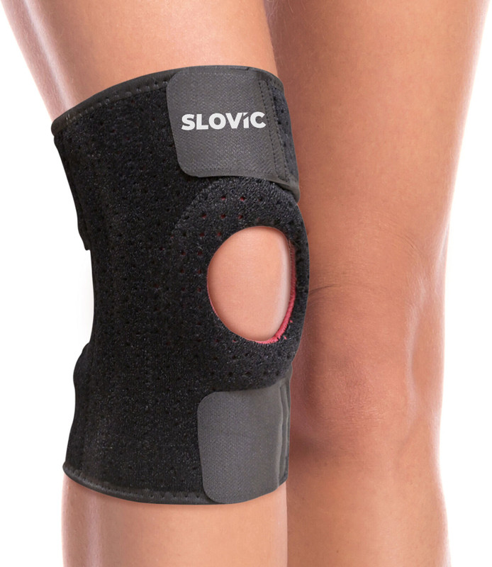 SLOVIC Joint Protection with Hinge | Compression muscle | Gym Wrap Knee Support Knee Support(Black)