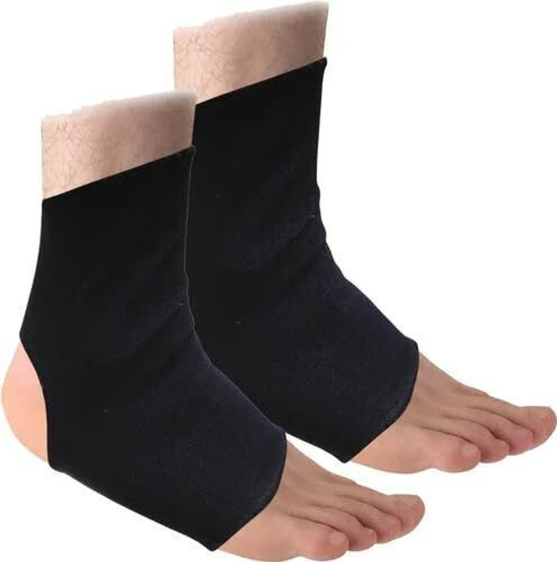 Dr Helix Ankle support strap ankle pain relief ankle protector For Men and women - M SIZE Ankle Support(Black)
