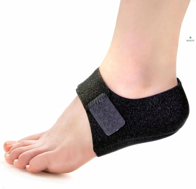 RIDOY soft step heel protector | Advanced Heel Care Support Line - Helps Maintain Heel Support(Black)