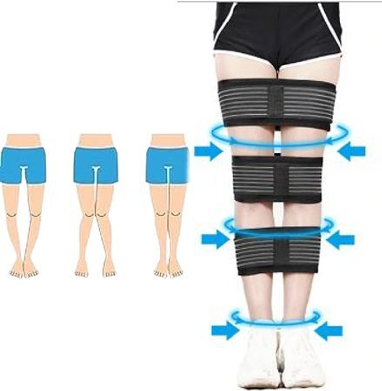 talinoz Bow Leg Correction Belt Men Women o/x Legs Posture Correction Belt(XL,black) Knee Support(Black)
