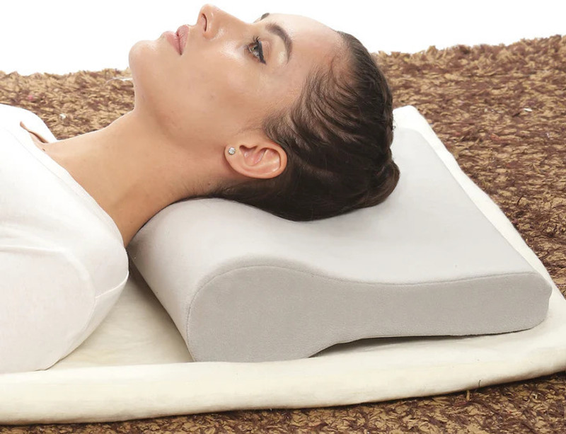 Romsons Orthopedic Cervical Pillow|Relieves Back and Shoulder Pain |(Universal) Neck Support(White)