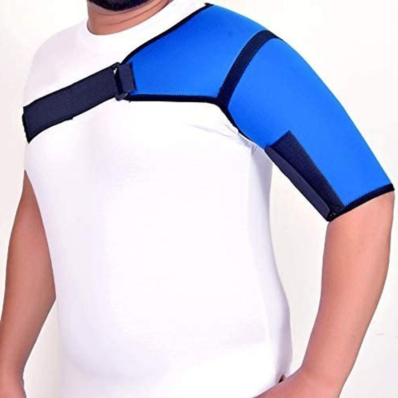 Witzion Shoulder support Shoulder Pain Relief for Shoulder Brace Immobilizer Belt - Left Shoulder Support(Blue)