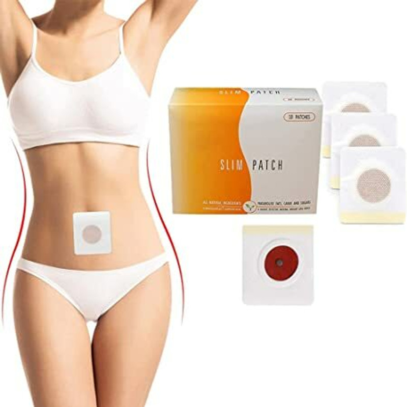 AcuHealth 30pcs Slim Patch For Matabolise Fats, Carbs And Sugar Back Abdominal Belt