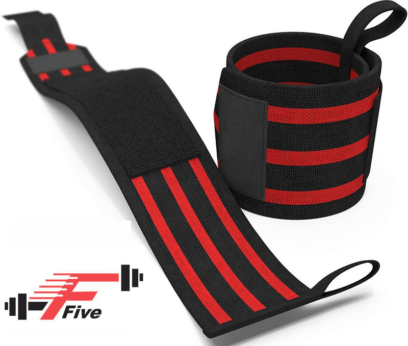 FFive Wrist Support for Men Wrist Support for Pain Relief Hand Band for Men Gym Supporter(Black)
