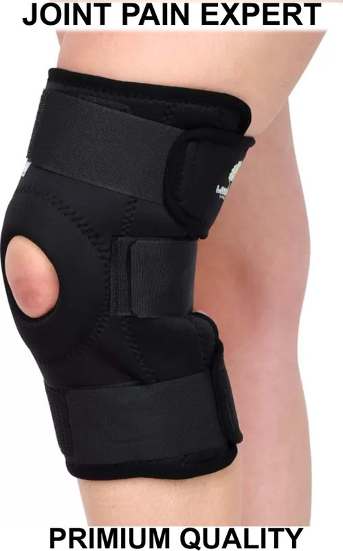 Witzion Comfort Hinged Knee Brace Durable Hinge, Knee Pain Relief for Men & Women Knee Support(Black)