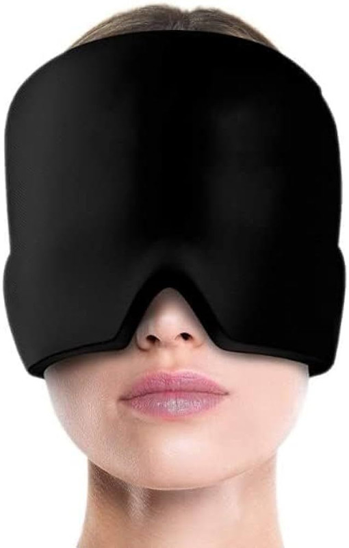Turki The Force Behind Your Health Migraine Relief Cap Support Headaches Aid Head Support(Black)