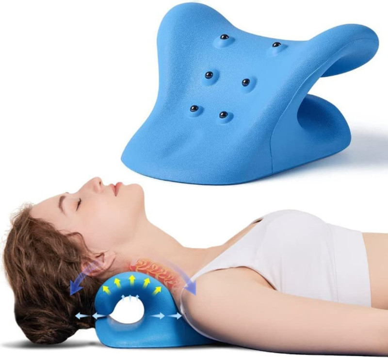 UKARUS Neck Stretcher for Pain Relief & Shoulder Relaxer Cervical Neck Support(Multicolor)