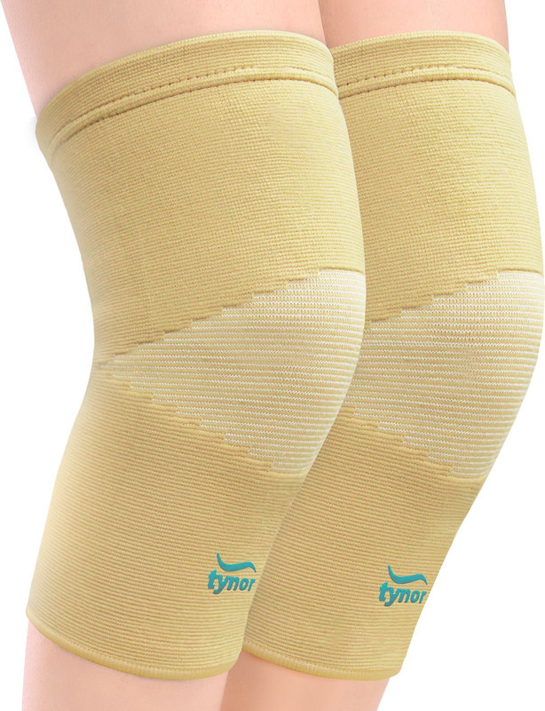 TYNOR Knee Cap, Beige, Small, 1 Pair Knee Support(Beige)