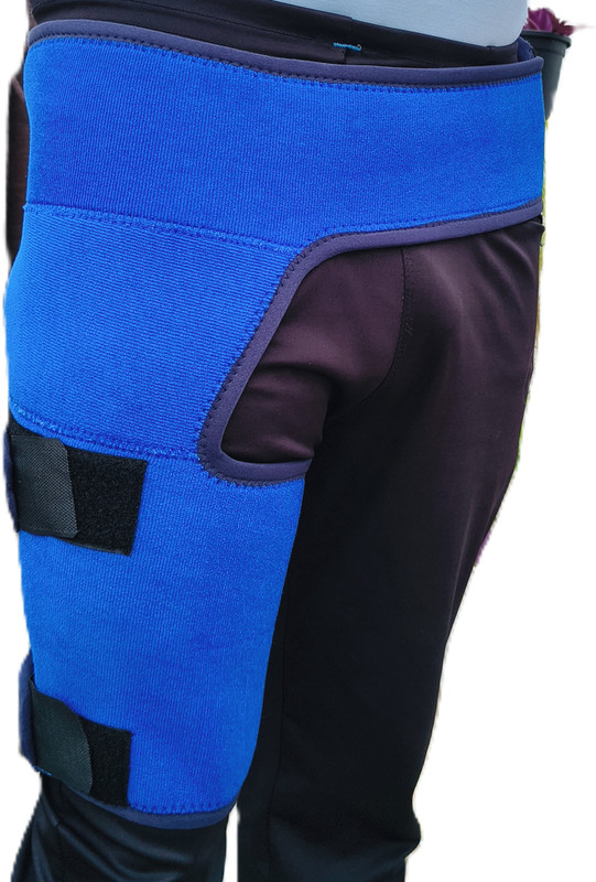 ONE LIFEN Sciatica Pain Relief,Hip Brace,Thigh, Groin, Hamstring Compression Wrap Supporter(Blue)