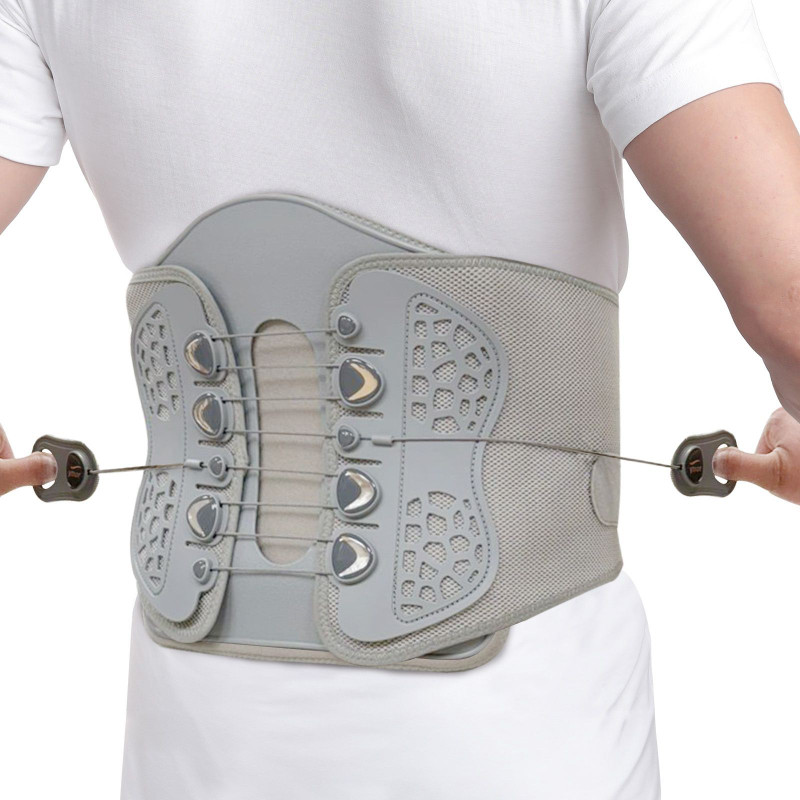 TYNOR Lumbo Lacepull Brace, Grey, XXLXXXL, 1 Unit Back / Lumbar Support(Grey)