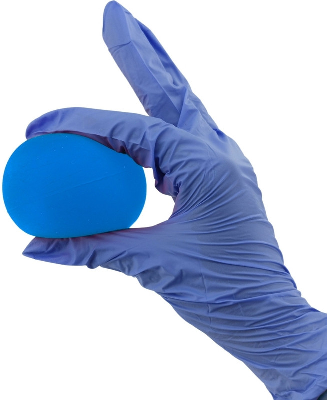 Bos Medicare Surgical Silicone Hand Exerciser Ball Soft Gel Ball Large Medicine Ball(Weight:  0.1 kg, Blue)