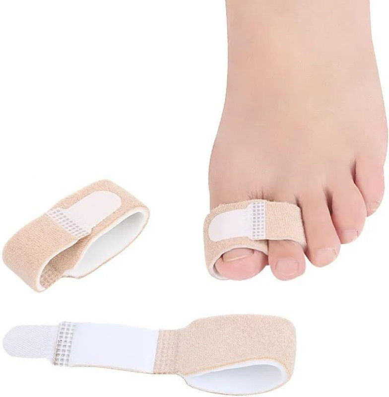 lais enterprises 2Pcs Hammer Toe Straightener,Broken Toe Wraps,Toe Cushion Bandages For woman/man(Pack Of 2)