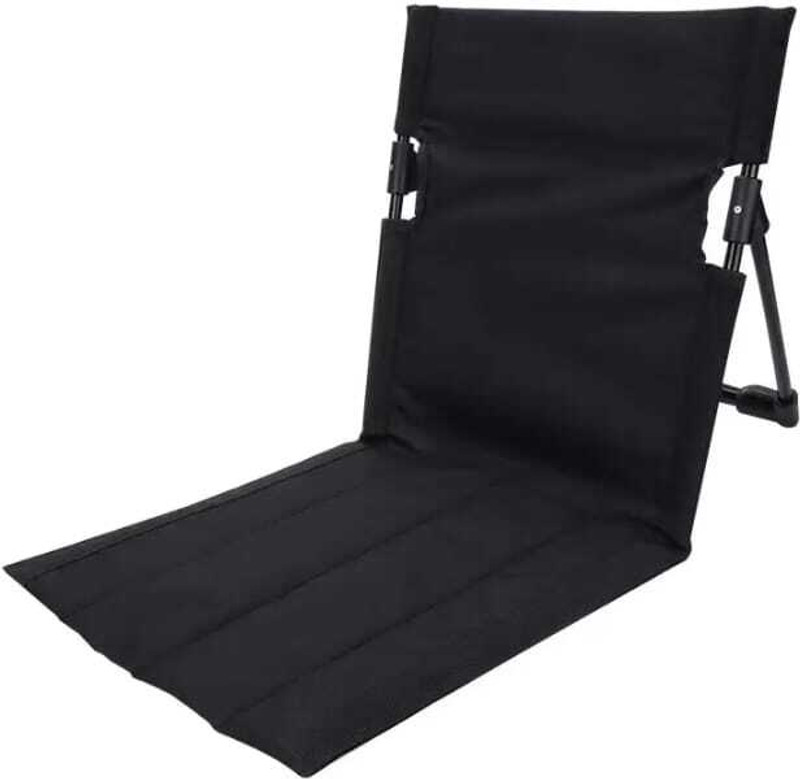 bosig mart Foldable Camping Chair, Beach Chair, Floor Chair with Back Support Foldable Cotton Inversion Chair